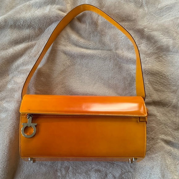 Salvatore Ferragamo Handbags - Salvatore Ferragamo Orange Mini Bag